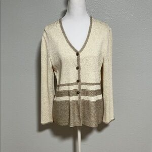 St. John Sport Long Sweater/Jacket – Size Small